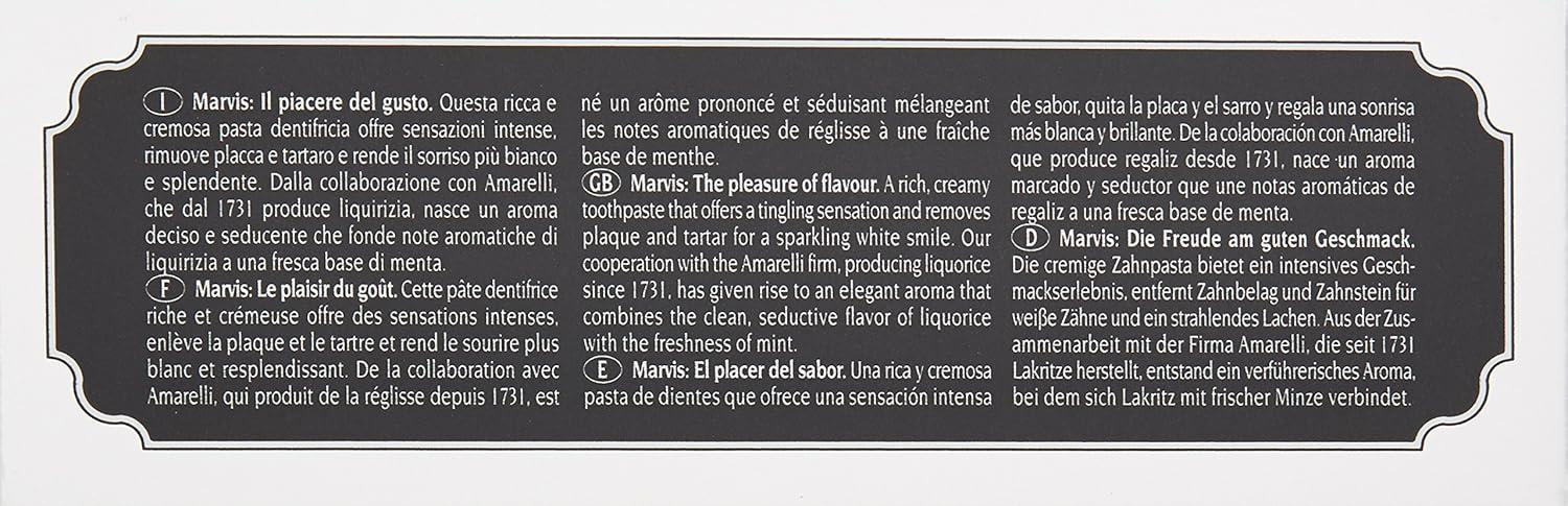 image:imageMarvis Amarelli Licorice Toothpaste13 oz