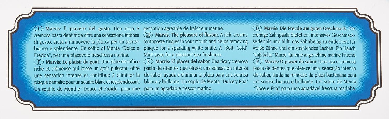 image:imageMarvis Aquatic Mint Toothpaste 1313 oz