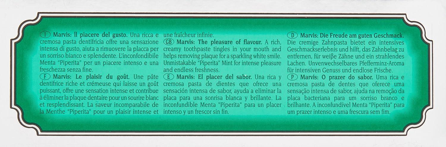 image:imageMarvis Classic Strong Mint Toothpaste13 Ounce Pack of 1