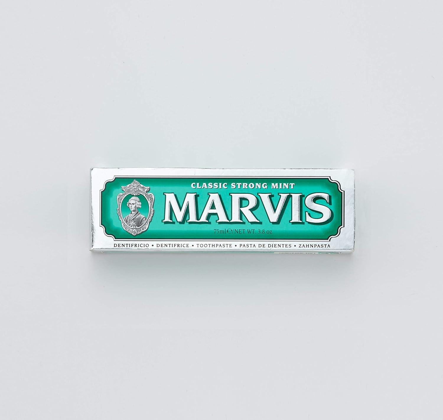 image:imageMarvis Classic Strong Mint Toothpaste38 Ounce Pack of 1