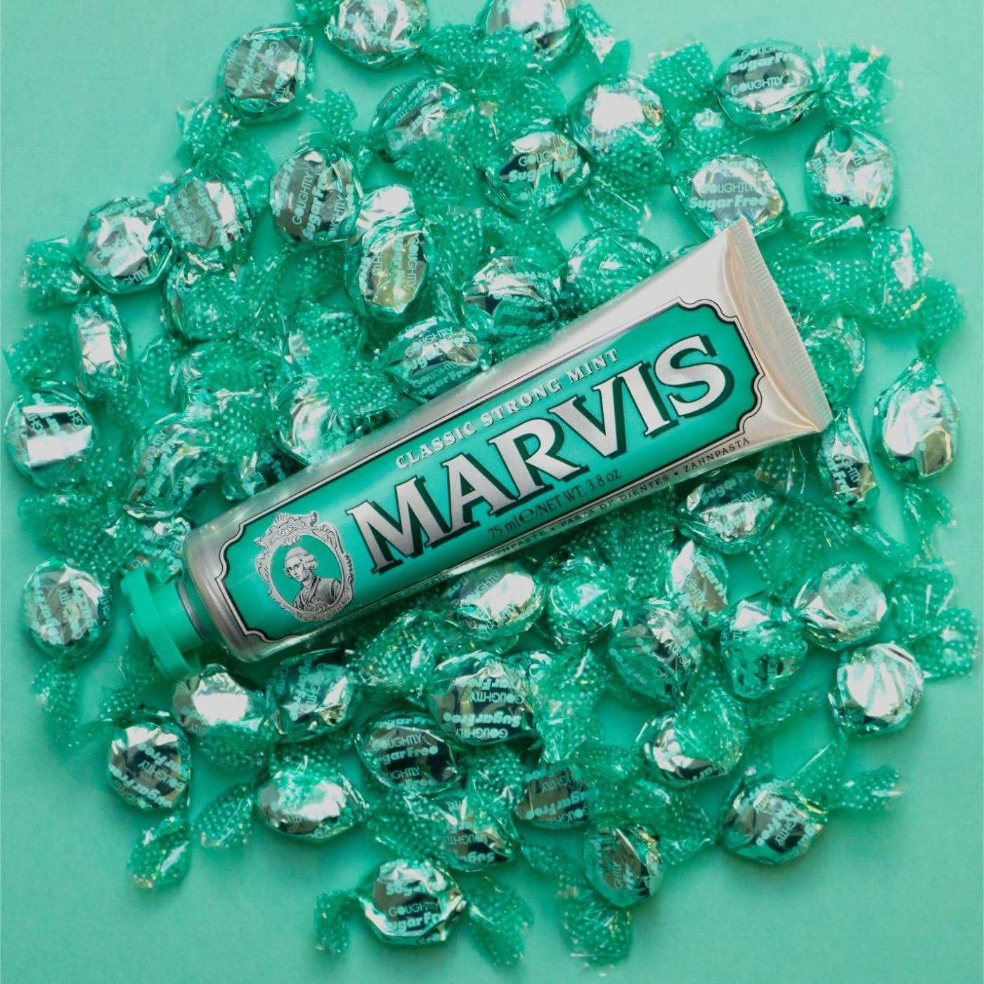 image:imageMarvis Classic Strong Mint Toothpaste38 Ounce Pack of 1